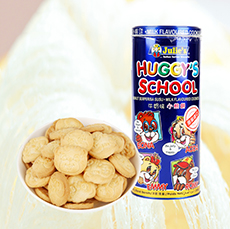 东南亚进口零食 茱蒂丝牛奶味小熊饼干240g