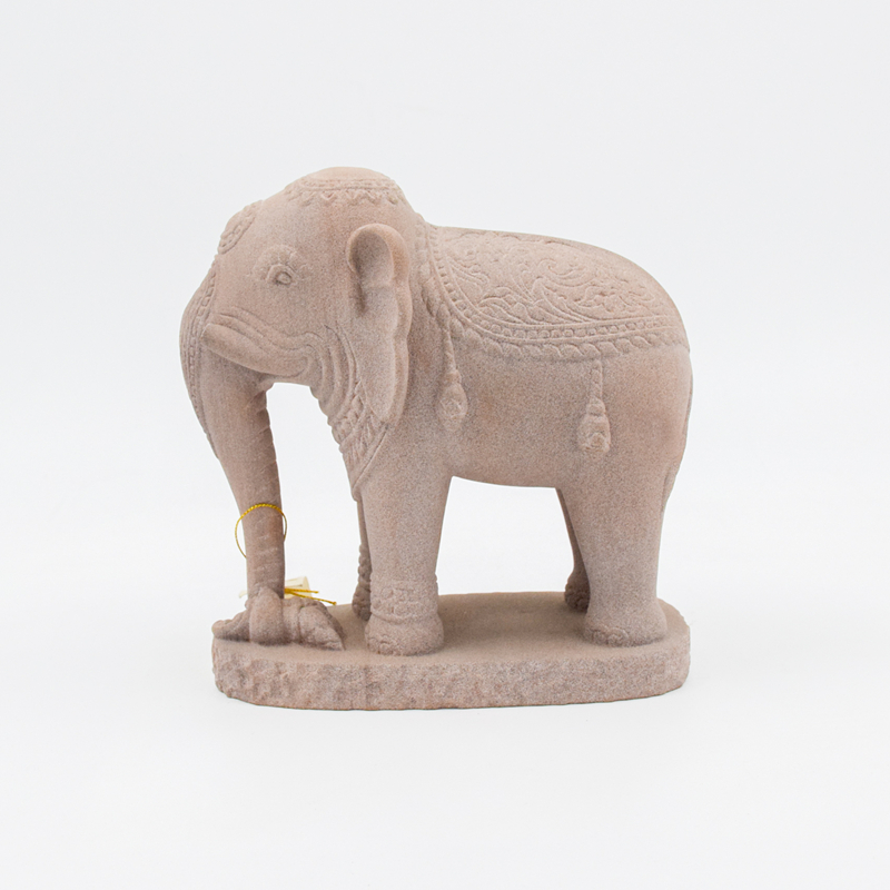 手工砂岩雕刻大象